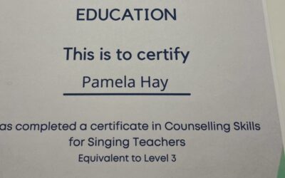 Counselling Skills for Singing Teachers