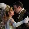 Pamela Hay as Hannah Glawari, The Merry Widow. Tom Stoddart as Count Danilo. Photograph by Andrew Waltham. Pamela Hay as Hannah Glawari, The Merry Widow. Tom Stoddart as Count Danilo. Photograph by Andrew Waltham.